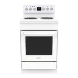 Parmco Freestanding Electric Stove 60cm 8 Function 76L with Coil Element Cooktop White
