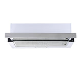 Parmco Slide Out Rangehood 60cm 440m3/h max. extraction White with Slide Control