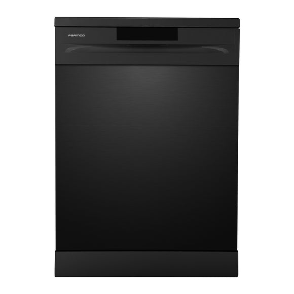 Parmco Freestanding Dishwasher 60cm 15 Place Setting Black