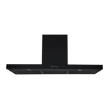 Parmco T Model Rangehood 90cm 1,000m3/h. max extraction Black with Push Button Control