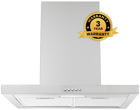 **3 YEAR WARRANTY** Polo T Model Rangehood 60cm, 3 Speed Settings, 700 Cubic