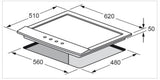 Award Gas Cooktop 62cm 4 Burner Stainless Steel