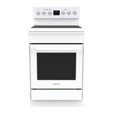 Parmco Freestanding Electric Stove 60cm 8 Function 76L with Ceramic Cooktop White