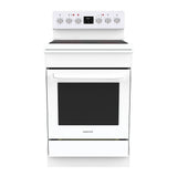 Parmco Freestanding Electric Stove 60cm 8 Function 76L with Ceramic Cooktop White