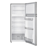 Midea Imprasio Top Mount Fridge/ Freezer 125L Stainless Steel with Reversible Doors