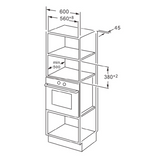 Midea Built-in Convection Microwave Oven 25L Black