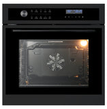 **3 YEAR WARRANTY** Polo Built-in Electric Oven 60cm 12 Function 73L Black