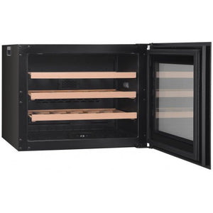 Award Built-in Wine Cabinet 60cm 24 Bordeaux Bottle Capacity Black