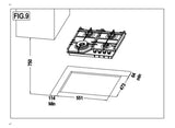 **3 YEAR WARRANTY** Polo Gas Cooktop 60cm 4 Burner Stainless Steel