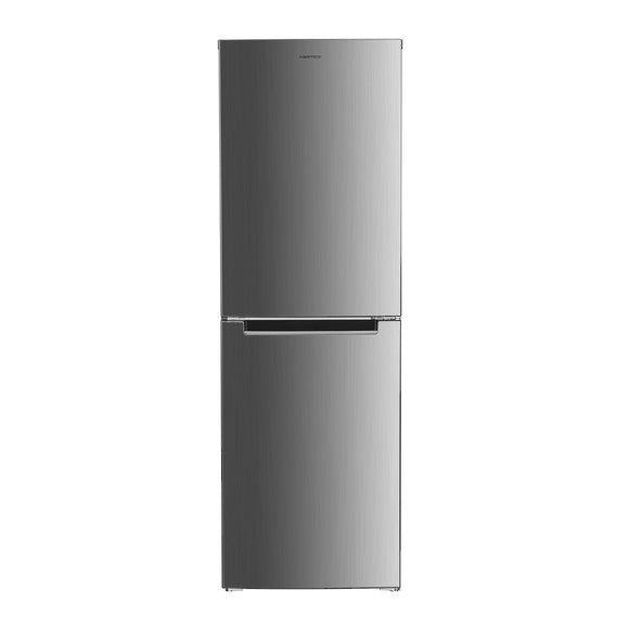 Parmco Bottom Mount Fridge/ Freezer 253L Stainless Steel with Reversible Door