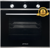 **3 YEAR WARRANTY** Polo Built-in Electric Oven 60cm 7 Function 60L Stainless Steel