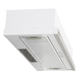 Parmco Slide Out Rangehood 90cm 440m3/h max. extraction White with Slide Control - Buyrite Appliances