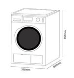Parmco Heat Pump Dryer 15 Programs 8kg White - Buyrite Appliances