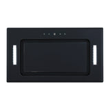 Parmco Powerpack Rangehood 52cm 1,000 m3/h max. extraction Black Glass with Touch Control - Buyrite Appliances