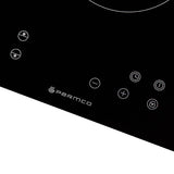 Parmco Domino Induction Cooktop 30cm 2 Zones Black Glass - Buyrite Appliances