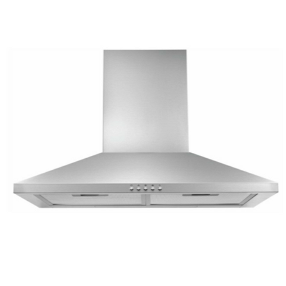 Midea Canopy Rangehood 60cm 320 m3/h max. extraction Stainless Steel with Push Button Control - Buyrite Appliances