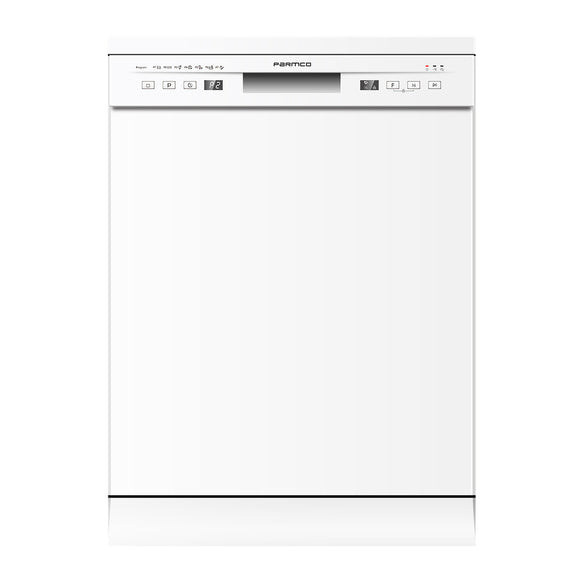 Parmco Freestanding Dishwasher Economy Plus 60cm 14 Place Settings White - Buyrite Appliances