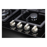 Parmco Gas Cooktop 60cm 4 Burner Black Glass - Buyrite Appliances