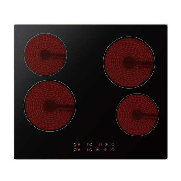Midea Ceramic Cooktop 60cm Black Glass with Touch Control - Buyrite Appliances