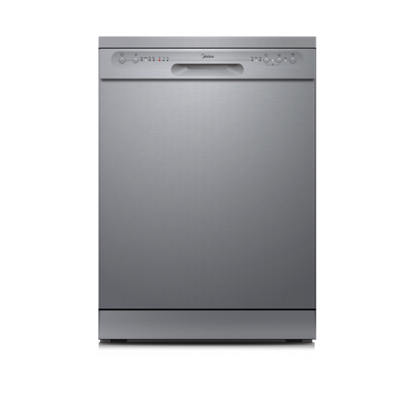 Midea Freestanding Dishwasher 60cm 12 Place Setting Stainless Steel - Buyrite Appliances