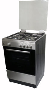 Award Freestanding Gas Stove 60cm 2 Function 70L with Gas Cooktop Stainless Steel - Buyrite Appliances