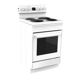 Parmco Freestanding Electric Stove 60cm 4 Function 76L with Coil Element Cooktop White - Buyrite Appliances
