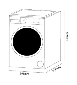 Parmco Washer/ Dryer Combo 15 Programs 10kg/ 6kg White - Buyrite Appliances