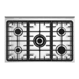 Parmco Freestanding Electric Stove 90cm 8 Function 123L with Gas Cooktop Stainless Steel - Buyrite Appliances
