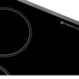 Parmco Ceramic Cooktop 60cm Black Glass with Touch Control and Silver Edges - Buyrite Appliances
