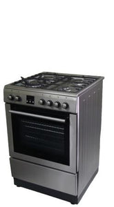 Award Freestanding Electric Stove 60cm 8 Function 70L with Gas Cooktop Stainless Steel - Buyrite Appliances