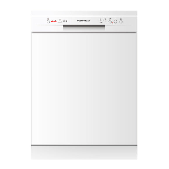 Parmco Freestanding Dishwasher Economy 60cm 14 Place Settings White - Buyrite Appliances