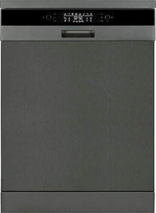 Award Freestanding Dishwasher 60cm 15 Place Setting Black Stainless Steel - Buyrite Appliances