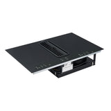 Parmco Induction Cooktop 80cm 4 Zones Black Glass with Built-in Downdraft and Touch Control - Buyrite Appliances