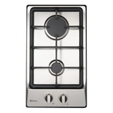 Parmco Domino Gas Cooktop 30cm 2 Burner Stainless Steel - Buyrite Appliances