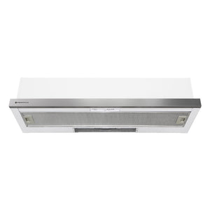 Parmco Slide Out Rangehood 90cm 440m3/h max. extraction White with Slide Control - Buyrite Appliances