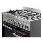 Parmco Freestanding Gas Stove 90cm 8+5 Function 70L+36L Stainless Steel - Buyrite Appliances